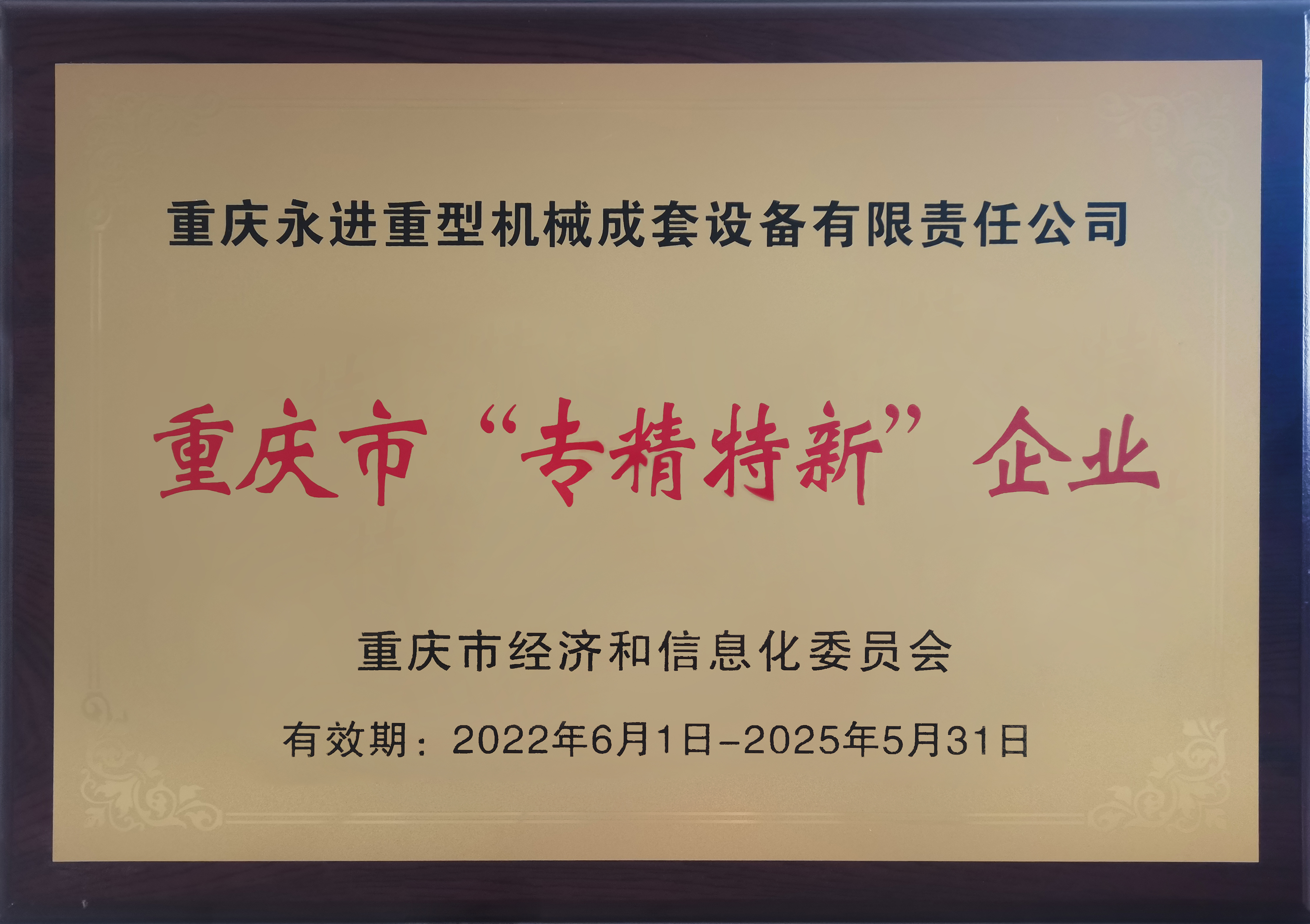 重慶市“專精特新”企業